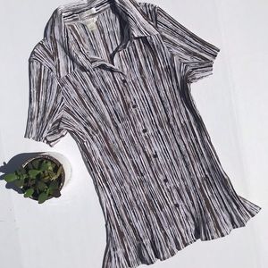 Christopher & Banks short sleeve dress shirt